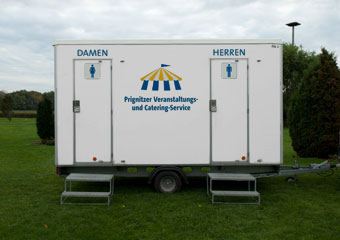 Fahrbare Toiletten Damen/Herren